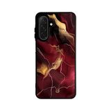 BG AKSESUAR Samsung Galaxy S25 ile Uyumlu Baskılı Telefon Kılıfı, Mermer Desen, Siyah, Yumuşak Silikon, Şok Emici