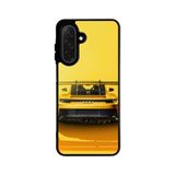 BG AKSESUAR Samsung Galaxy S25 ile Uyumlu Baskılı Telefon Kılıfı, Yumuşak Silikon, Şok Emici, Sarı