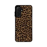 BG AKSESUAR Samsung Galaxy S25 ile Uyumlu Leopar Desenli Siyah Kılıf, Yumuşak Silikon, Şok Emici Kapak