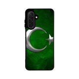 BG AKSESUAR Samsung Galaxy S25 Plus ile Uyumlu Türk Bayrağı Baskılı Siyah Silikon Kılıf, Şok Emici, Koruyucu