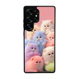 BG AKSESUAR Samsung Galaxy S25 Ultra Uyumlu Kedi Figürü Temalı Silikon Kılıf, Mat Siyah, Yumuşak Silikon, Şok Emici Koruyucu Kapak