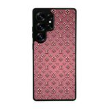 BG AKSESUAR Samsung Galaxy S25 Ultra Uyumlu Kılıf, Louis Vuitton Deseni, Siyah