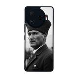 BG AKSESUAR Tecno Camon 30 Pro ile Uyumlu Mustafa Kemal Atatürk Tasarımlı Glossy Premium Kılıf