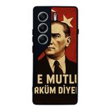 BG AKSESUAR Tecno Camon 40 ile Uyumlu Mustafa Kemal Atatürk Tasarımlı Glossy Premium Kılıf