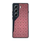 BG AKSESUAR Tecno Camon 40 ile Uyumlu Silikon Kılıf, LouisVuitton Deseni, Siyah, Çiziklere ve Darbelere Karşı Koruma