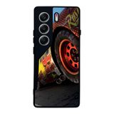 BG AKSESUAR Tecno Camon 40 ile Uyumlu Şimşek McQueen Tasarımlı Glossy Premium Kılıf