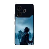 BG AKSESUAR Tecno Pova 6 ile Uyumlu Game of Thrones Tasarımlı Glossy Premium Kılıf, Siyah-Mavi