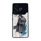 BG AKSESUAR Tecno Pova 6 ile Uyumlu Game of Thrones Tasarımlı Glossy Premium Kılıf, Siyah