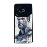 BG AKSESUAR Tecno Pova 6 ile Uyumlu Thor Tasarımlı Glossy Premium Kılıf, Mavi