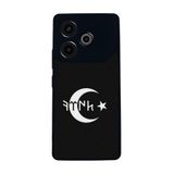 BG AKSESUAR Tecno Pova 6 Uyumlu Türk Tasarımlı Glossy Premium Kılıf, Siyah