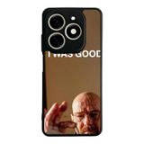 BG AKSESUAR Tecno Spark 20/20C ile Uyumlu Breaking Bad Tasarımlı Glossy Premium Kılıf, Siyah-Kahverengi