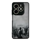 BG AKSESUAR Tecno Spark 20/20C ile Uyumlu Game of Thrones Tasarımlı Glossy Premium Kılıf, Siyah