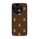 BG AKSESUAR Tecno Spark 30 Pro ile Uyumlu Ayı Tasarımlı Glossy Premium Kılıf, Kahverengi