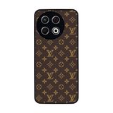 BG AKSESUAR Tecno Spark 30 Pro ile Uyumlu Kılıf, LouisVuitton Desenli, Siyah, Yumuşak Silikon, Koruyucu, Şok Emici