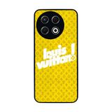 BG AKSESUAR Tecno Spark 30 Pro ile Uyumlu Kılıf, LouisVuitton Tasarım, Siyah, Yumuşak Silikon, Koruyucu, Şok Emici