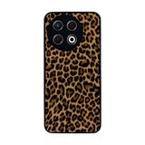 BG AKSESUAR Tecno Spark 30 Pro ile Uyumlu Leopar Desenli Kılıf, Mat Siyah, Yumuşak Silikon, Koruyucu, Şok Emici Kapak
