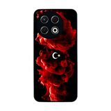 BG AKSESUAR Tecno Spark 30 Pro ile Uyumlu Mat Siyah Kılıf, Türk Bayrağı Baskılı, Yumuşak Silikon, Şok Emici