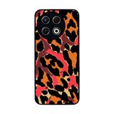 BG AKSESUAR Tecno Spark 30 Pro ile Uyumlu Pastel Leopar Desenli Mat Siyah Silikon Kılıf, Şok Emici Koruyucu Kapak