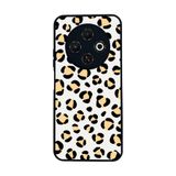 BG AKSESUAR TECNO Spark 30C ile Uyumlu Leopar Desenli Siyah Silikon Kılıf, Şok Emici Koruyucu Kapak