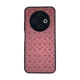 BG AKSESUAR TECNO Spark 30C ile Uyumlu LouisVuitton Desenli Siyah Kılıf, Yumuşak Silikon, Koruyucu, Şok Emici Kapak