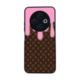 BG AKSESUAR TECNO Spark 30C ile Uyumlu LouisVuitton Desenli Siyah Kılıf, Yumuşak Silikon, Koruyucu, Şok Emici