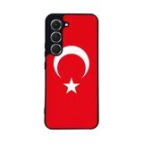 BG AKSESUAR Tecno Spark 40 Pro ile Uyumlu Türk Bayrağı Tasarımlı Glossy Premium Kılıf, Kırmızı