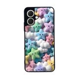 BG AKSESUAR Tecno Spark GO 2 ile Uyumlu Oyuncak Temalı, Mat Siyah, Yumuşak Silikon, Şok Emici Kapak Kılıf