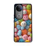 BG AKSESUAR Vivo V50 5G ile Uyumlu Oyuncak Temalı, Mat Siyah, Yumuşak Silikon, Şok Emici Koruyucu Kılıf