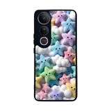 BG AKSESUAR Vivo V50 Lite ile Uyumlu Oyuncak Temalı, Mat Siyah, Yumuşak Silikon, Şok Emici Kapak Kılıf