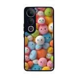 BG AKSESUAR Vivo V50 Lite ile Uyumlu Oyuncak Temalı, Mat Siyah, Yumuşak Silikon, Şok Emici Koruyucu Kılıf