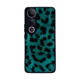 BG AKSESUAR Vivo V50 Lite Uyumlu Kılıf, Leopar Desenli, Yumuşak Silikon, Koruyucu, Şok Emici Kapak, Siyah