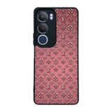 BG AKSESUAR Vivo Y19s ile Uyumlu Kılıf, LouisVuitton Deseni, Siyah, Yumuşak Silikon, Koruyucu