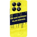 BG AKSESUAR Xiaomi 14T ile Uyumlu Taraftar Desenli Telefon Kılıfı, Fenerbahçe11, Koruyucu