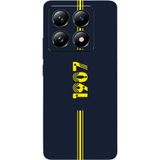 BG AKSESUAR Xiaomi 14T ile Uyumlu Taraftar Desenli Telefon Kılıfı, Fenerbahçe15, Koruyucu