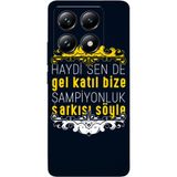 BG AKSESUAR Xiaomi 14T ile Uyumlu Taraftar Desenli Telefon Kılıfı, Fenerbahçe4, Koruyucu