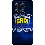 BG AKSESUAR Xiaomi 14T Pro ile Uyumlu Taraftar Desenli Telefon Kılıfı, Fenerbahçe5, Koruyucu