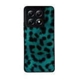 BG AKSESUAR Xiaomi Mi 14T Pro ile Uyumlu Leopar Desenli Siyah Kılıf, Yumuşak Silikon, Koruyucu, Şok Emici Kapak