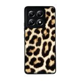 BG AKSESUAR Xiaomi Mi 14T Pro ile Uyumlu Leopar Desenli Siyah Silikon Kılıf, Şok Emici Koruyucu Kapak