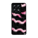 BG AKSESUAR Xiaomi Mi 14T Pro ile Uyumlu Leopar Kürk Desenli Siyah Silikon Kılıf, Şok Emici Koruyucu Kapak