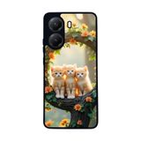 BG AKSESUAR Xiaomi Poco X7 Pro ile Uyumlu Kedi Figürü Baskılı, Mat Siyah, Yumuşak Silikon, Şok Emici Koruyucu Kılıf
