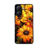 BG AKSESUAR Xiaomi Poco X7 Pro Uyumlu Kılıf, Çiçek Deseni, Mat Siyah, Yumuşak Silikon, Koruyucu