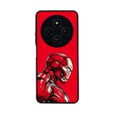 BG AKSESUAR Xiaomi Redmi 14C ile Uyumlu Iron Man Baskılı Kılıf, Siyah, Silikon, Şok Emici