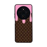 BG AKSESUAR Xiaomi Redmi 14C ile Uyumlu Kılıf, Louis Vuitton Desenli, Siyah, Yumuşak Silikon, Şok Emici