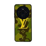 BG AKSESUAR Xiaomi Redmi 14C ile Uyumlu Kılıf, LouisVuitton Tasarım, Siyah, Yumuşak Silikon, Koruyucu, Şok Emici