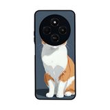 BG AKSESUAR Xiaomi Redmi 14C ile Uyumlu Kılıf, Yumuşak Silikon, Siyah, Kedi Desenli