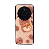 BG AKSESUAR Xiaomi Redmi 14C ile Uyumlu Oyuncak Ayıcık Tasarımlı, Yumuşak Silikon, Şok Emici Koruyucu Kılıf, Kahverengi