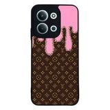 BG AKSESUAR Xiaomi Redmi 15C ile Uyumlu Kılıf, LouisVuitton Desenli, Siyah, Yumuşak Silikon, Koruyucu