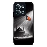 BG AKSESUAR Xiaomi Redmi 15C ile Uyumlu Siyah Kılıf, Yumuşak Silikon, Koruyucu, Şok Emici, Türk Bayrağı Tasarım