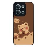 BG AKSESUAR Xiaomi Redmi 15C Uyumlu Oyuncak Ayıcık Baskılı, Yumuşak Silikon, Mat Siyah, Şok Emici Koruyucu Kılıf