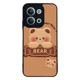 BG AKSESUAR Xiaomi Redmi 15C Uyumlu Oyuncak Ayıcık Baskılı, Yumuşak Silikon, Şok Emici Kapak Kılıf, Siyah